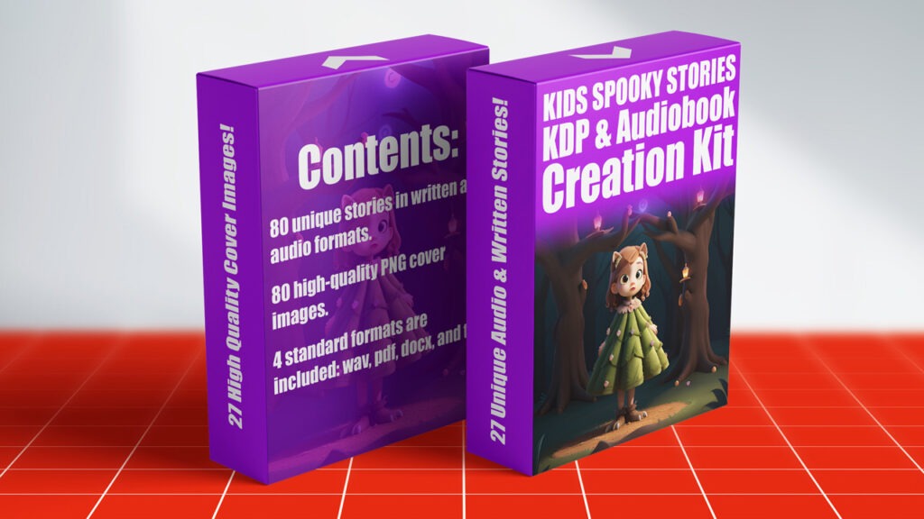 JV | Kids Spooky Stories KDP and Audiobook Creation Kit