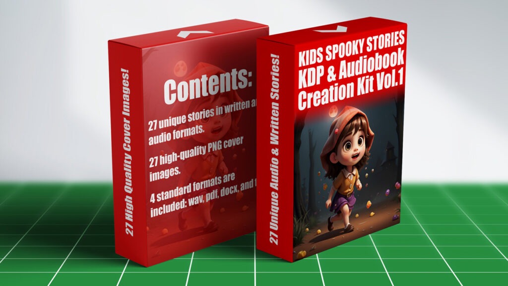 Kids Spooky Stories KDP and Audiobook Creation Kit | Vol.1 | WP