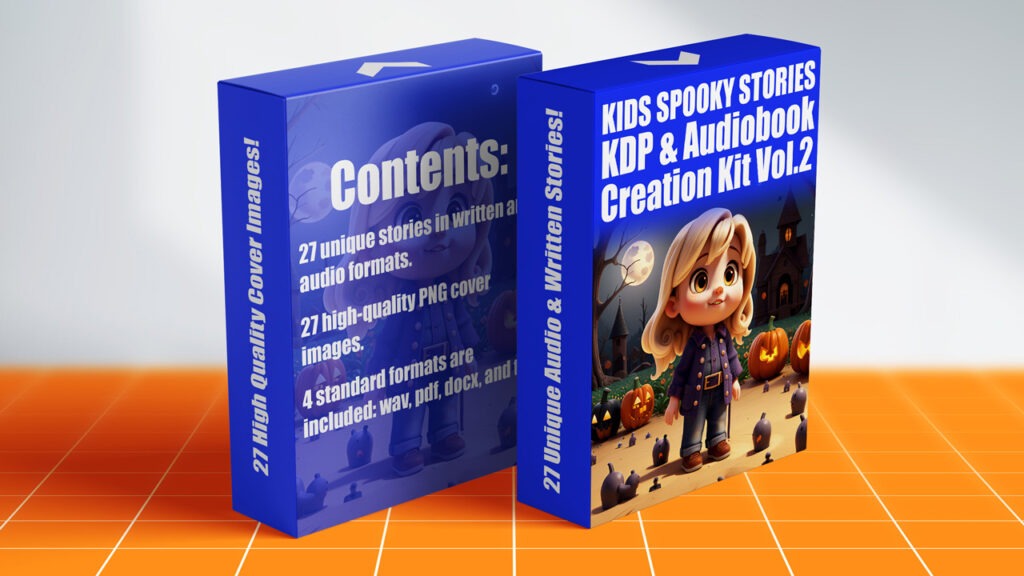 Kids Spooky Stories KDP and Audiobook Creation Kit | Vol.2 | WP