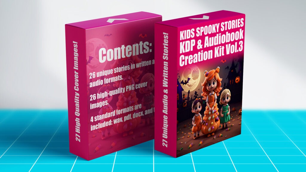 Kids Spooky Stories KDP and Audiobook Creation Kit | Vol.3 | WP